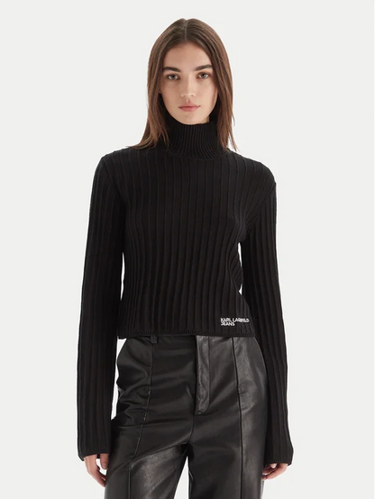KARL LAGERFIELD PLISSE SWEATER