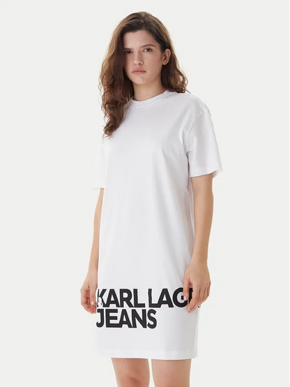 KARL LAGERFELD JEANS LOGO TEE DRESS