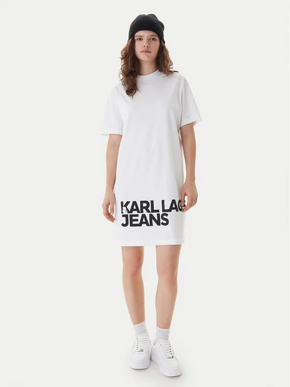 KARL LAGERFELD JEANS LOGO TEE DRESS