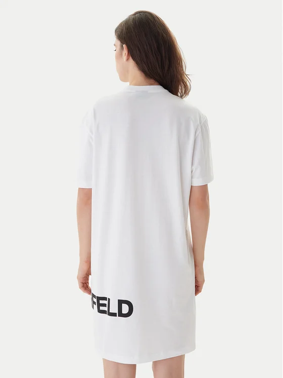 KARL LAGERFELD JEANS LOGO TEE DRESS