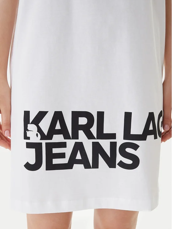 KARL LAGERFELD JEANS LOGO TEE DRESS