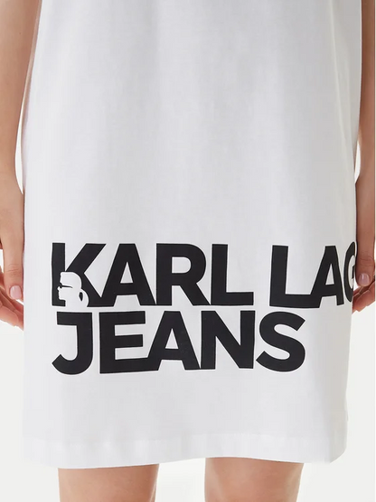 KARL LAGERFELD JEANS LOGO TEE DRESS