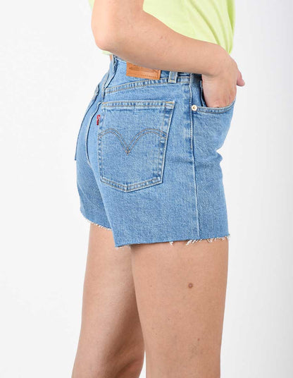 LEVI'S STRAUSS RIBCAGE SHORT TANGO STONE