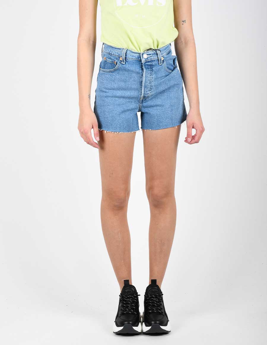 LEVI'S STRAUSS RIBCAGE SHORT TANGO STONE
