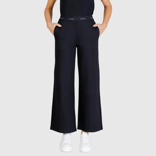 CALVIN KLEIN PONTE LOGO WB TROUSERS