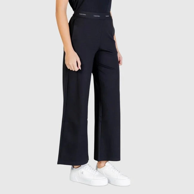 CALVIN KLEIN PONTE LOGO WB TROUSERS