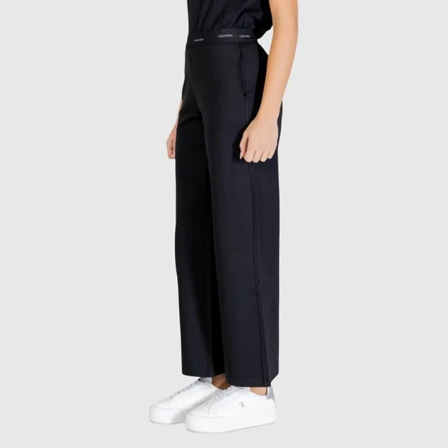 CALVIN KLEIN PONTE LOGO WB TROUSERS