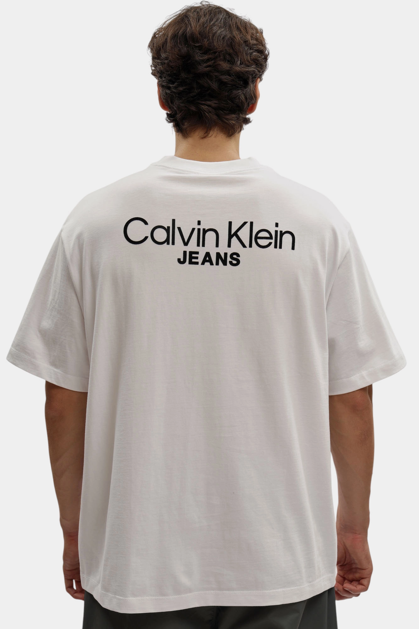CALVIN KLEIN LOGO BACK PRINT T-SHIRT