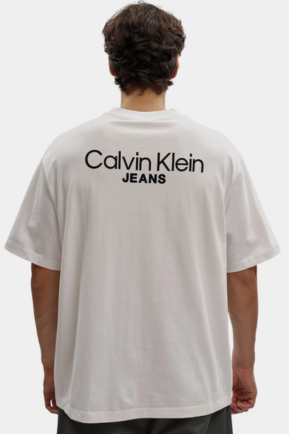 CALVIN KLEIN LOGO BACK PRINT T-SHIRT