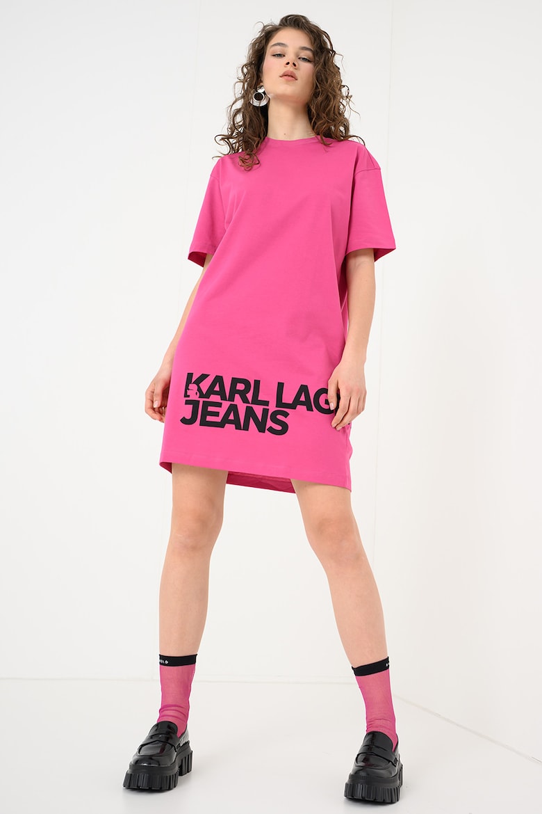 KARL LAGERFELD JEANS LOGO TEE DRESS