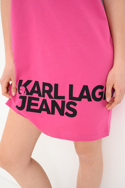 KARL LAGERFELD JEANS LOGO TEE DRESS