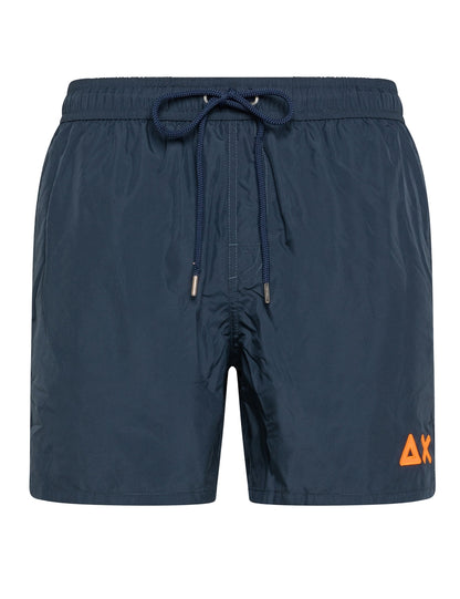 SUN68 SWIM PANT WTH LOGO FLUO