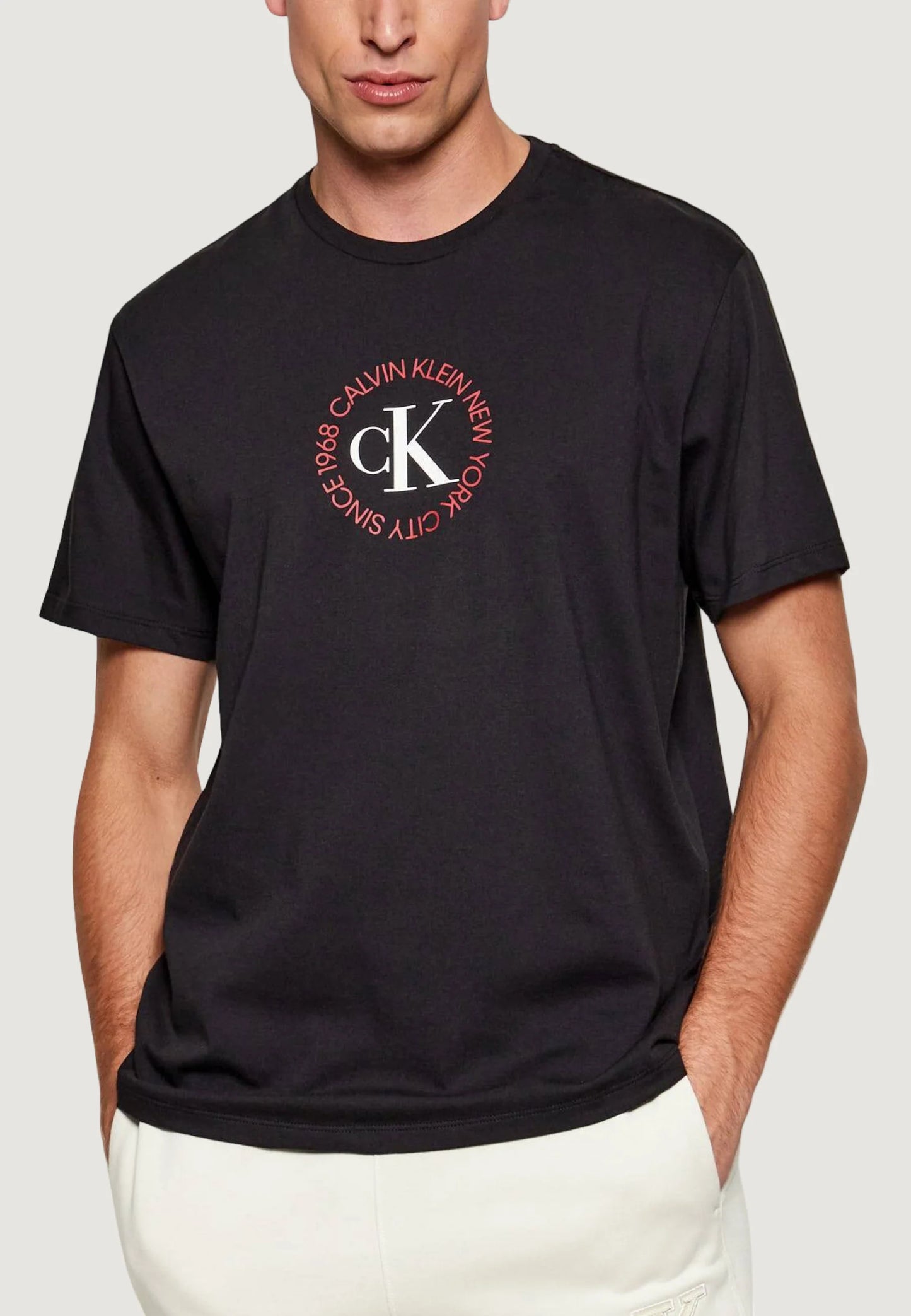 CAMISETA CALVIN KLEIN SS 30S WHSL