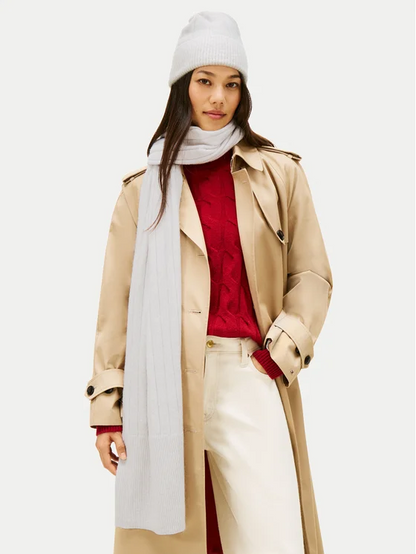 TOMMY HILFIGER FLAG FLUFFY BEANIE & SCARF GP