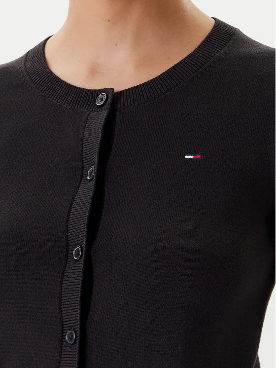 TOMMY JEANS ESSENTIAL CREW NECK CARDIGAN