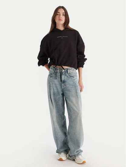 TOMMY JEANS W CRP LINEAR BLING HOODIE