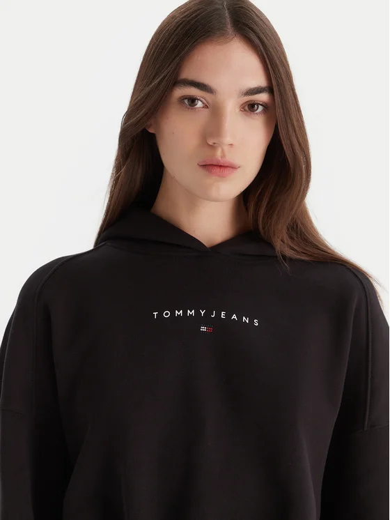 TOMMY JEANS W CRP LINEAR BLING HOODIE