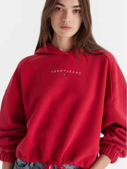 TOMMY JEANS W CRP LINEAR BLING HOODIE