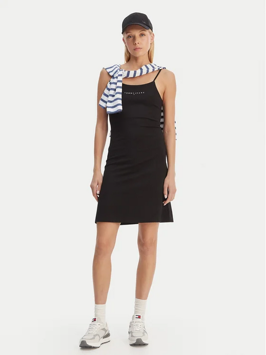 TOMMY JEANS LINEAR STRAPPY DRESS