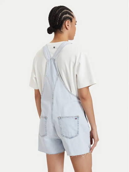 TOMMY JEANS MIA DUNGAREE SHORT EXT