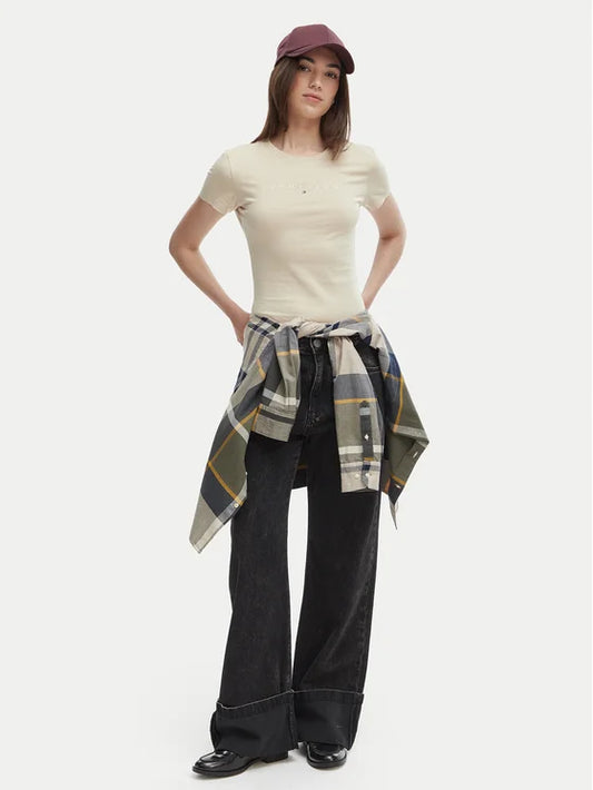 TOMMY JEANS SLIM LINEAR TEE