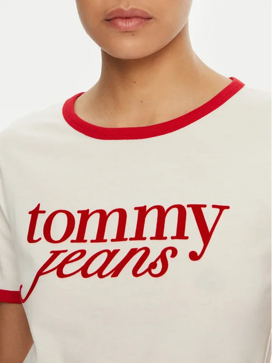 TOMMY JEANS RLX SCRIPT RINGER TEE