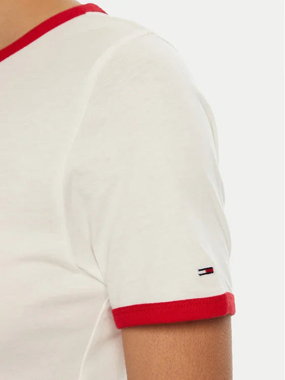 TOMMY JEANS RLX SCRIPT RINGER TEE