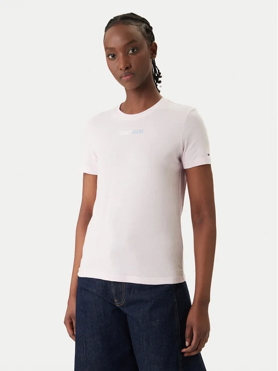 TOMMY JEANS REGULAR ESSENTIAL LOGO 2 TEE