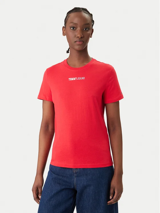 TOMMY JEANS REGULAR ESSENTIAL LOGO 2 TEE