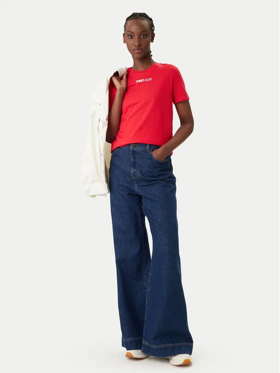 TOMMY JEANS REGULAR ESSENTIAL LOGO 2 TEE