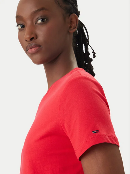 TOMMY JEANS REGULAR ESSENTIAL LOGO 2 TEE