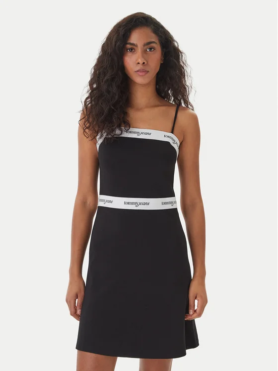 TOMMY JEANS TAPE F&F STARPPY MINI DRESS