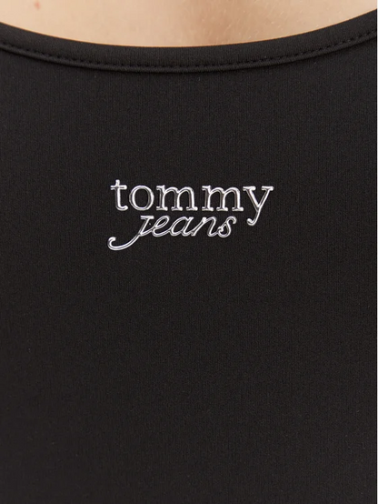 TOMMY JEANS  SILVER SCRIPT MIDI DRESS