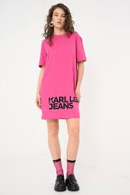 KARL LAGERFELD JEANS LOGO TEE DRESS